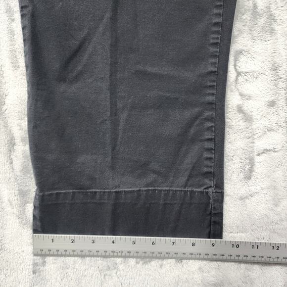 Vintage Style&Co Pants Women 14 Black High Rise Crop Capri Stretch Cotton Casual - Picture 9 of 10